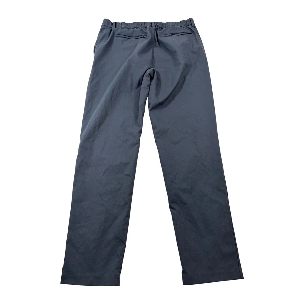 Banana Republic Core Temp Straight Leg Pants Mens 36x34 Blue Performance Chino